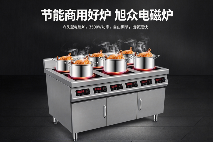旭众厨房炉具系列,多种商用电磁炉款式